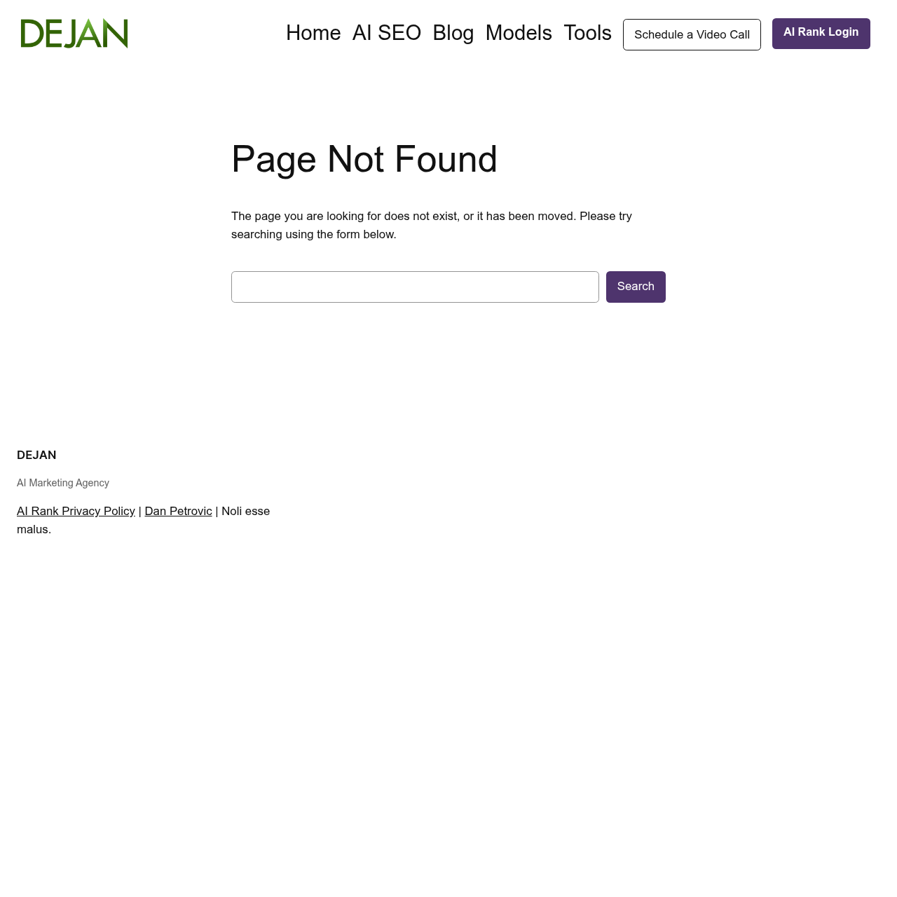 Airank website thumbnail