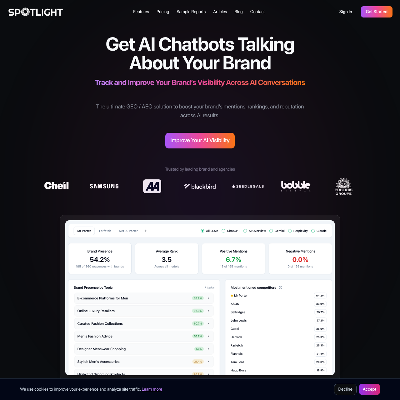 Spotlight website thumbnail