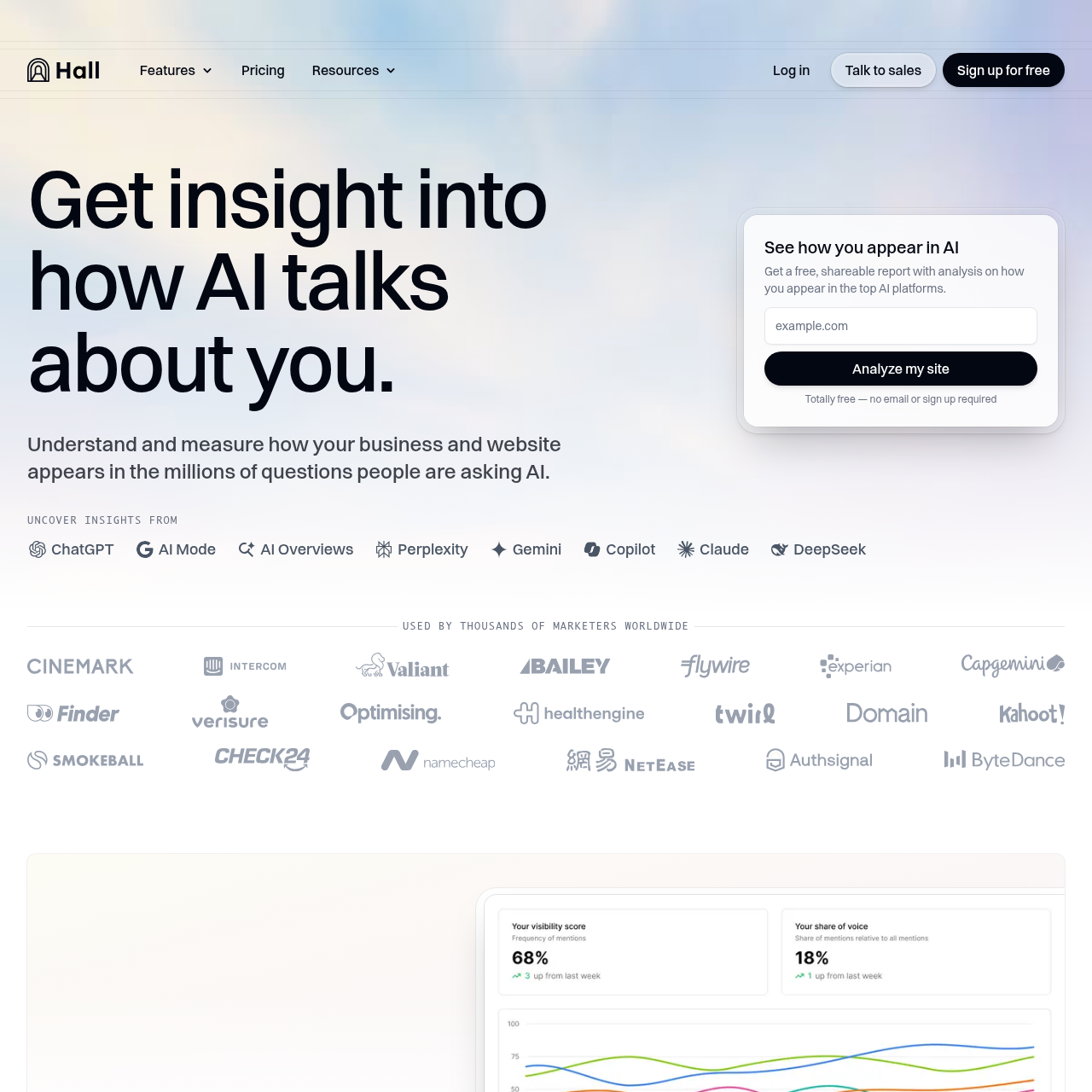 Hall website thumbnail