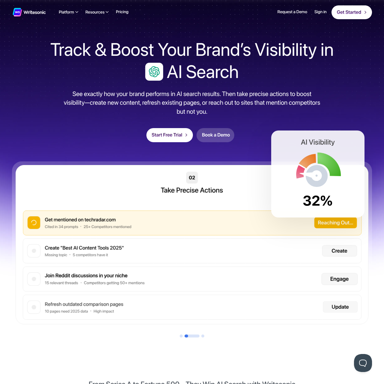 Writesonic website thumbnail