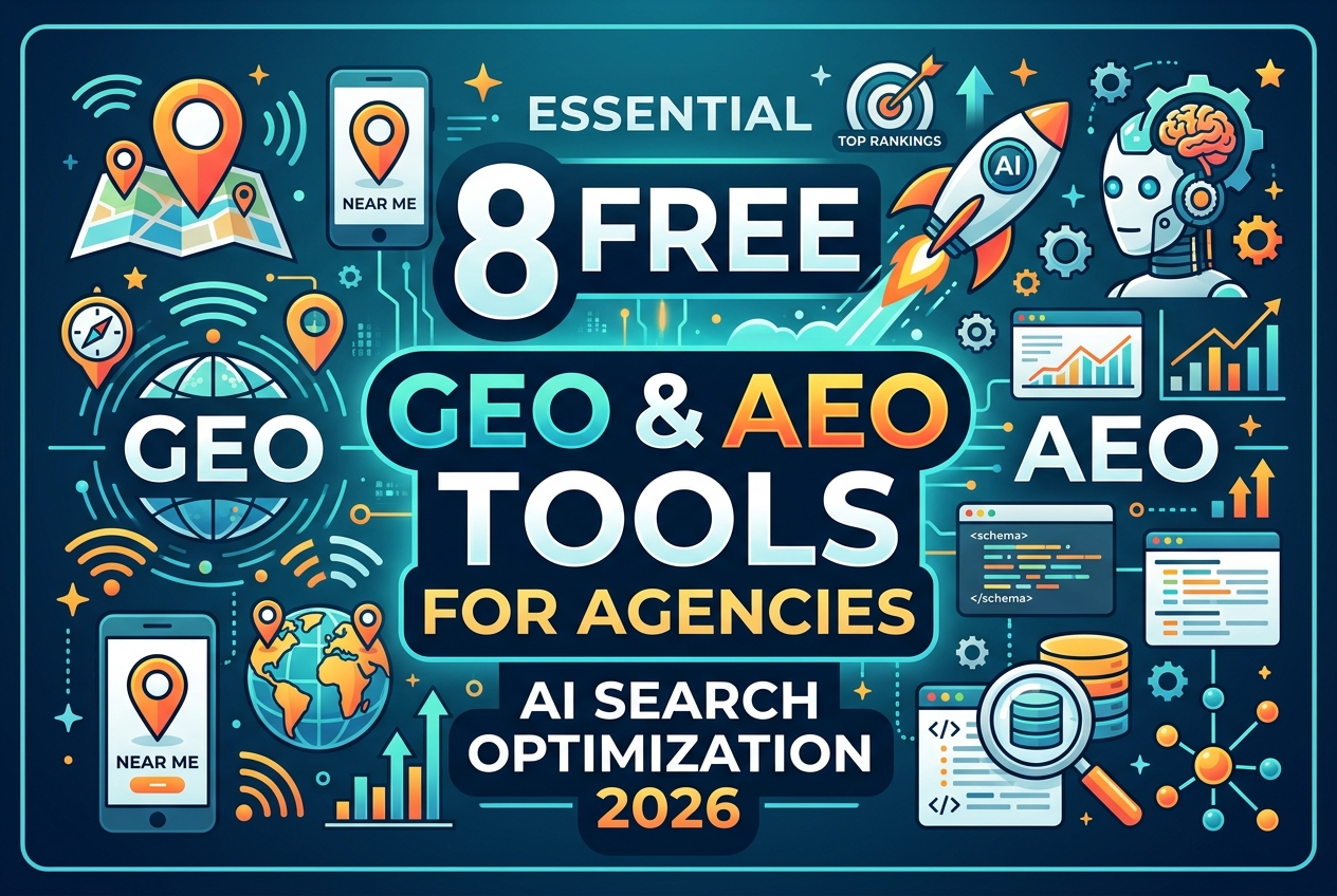 8 Essential Free GEO and AEO Tools for Agencies Focused on AI Search Optimization in (April 2026)