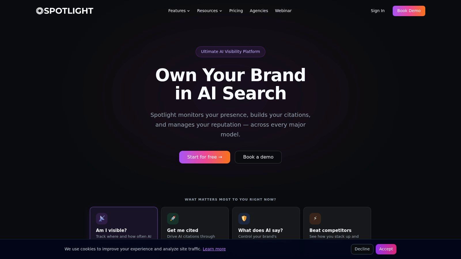 Screenshot from https://www.get-spotlight.com/hubfs/Spotlight%20Dashboard%20Mock%20-%20AI%20Presence%20Score.png